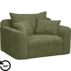 Draaibare Loveseat Elsa - stof Anthology - groen