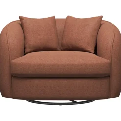 Draaibare Loveseat Enzio - stof Pure - terra