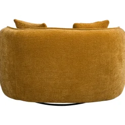 Draaibare Loveseat Enzio - stof Elephant - okergeel