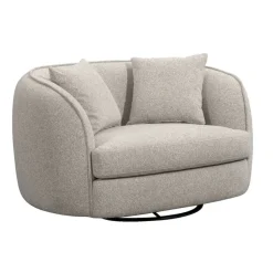 Draaibare Loveseat Enzio - stof Sirena - greige