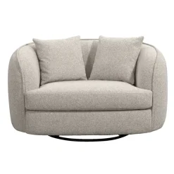 Draaibare Loveseat Enzio - stof Sirena - greige