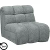 Draaifauteuil Beau - stof Raven - grijs