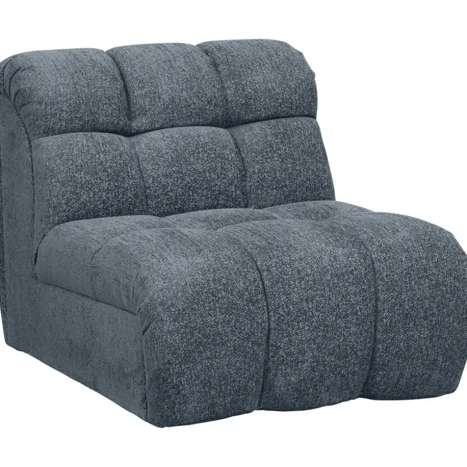 Draaifauteuil Beau - stof Raven - donkerblauw