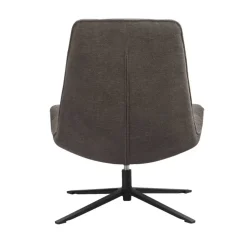 Draaifauteuil Emily - donkerbruin