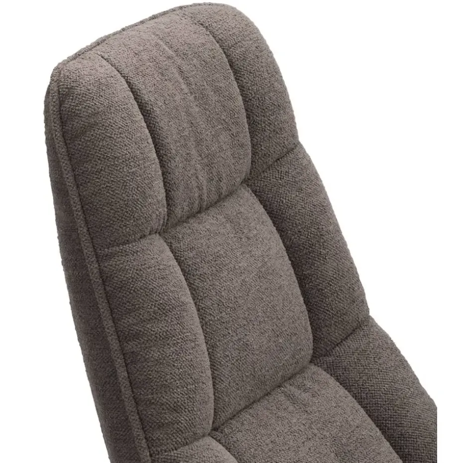 Draaifauteuil Emily - donkerbruin