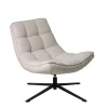 Draaifauteuil Stof/Textiel - Beige - 86x74x84cm - Mattis