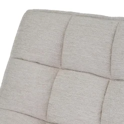 Draaifauteuil Stof/Textiel - Beige - 86x74x84cm - Mattis