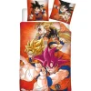 Dragon Ball Z Dekbedovertrek, Z Warrior - Eenpersoons - 140 x 200 - Polyester