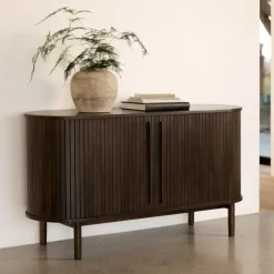 Dressoir Donker Eikenhout - 140x45x76cm - Meta