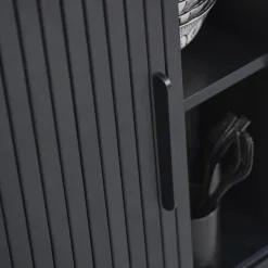 Dressoir Zwart Eikenhout - 120x45x76cm - Nola