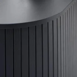 Dressoir Zwart Eikenhout - 120x45x76cm - Nola