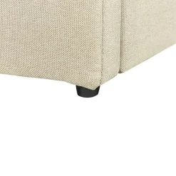 DREUX - Bed met opbergruimte - Beige - 140 x 200 cm - Polyester