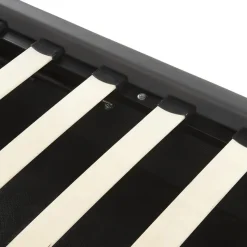 DREUX - Bed met opbergruimte - Grijs - 140 x 200 cm - Kunstleer