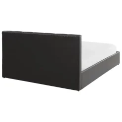 DREUX - Bed met opbergruimte - Grijs - 140 x 200 cm - Kunstleer