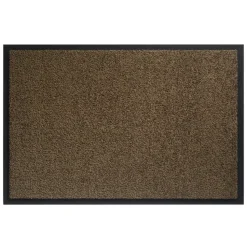 Droogloopmat Twister 40x60cm teak bruin