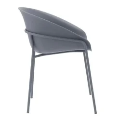 DS4U - Ella kunststof eetkamerstoel - grijs