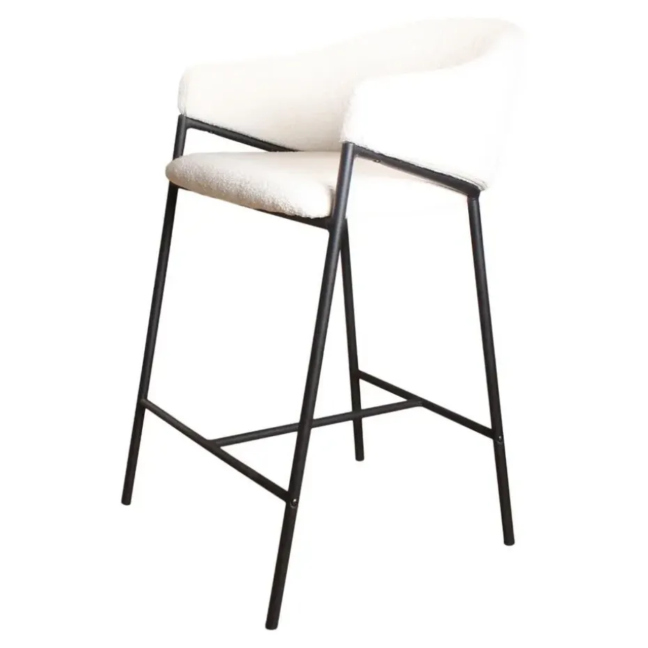 DS4U - Elza barkruk boucle ivoor 65 cm