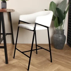 DS4U - Elza barkruk boucle ivoor 65 cm