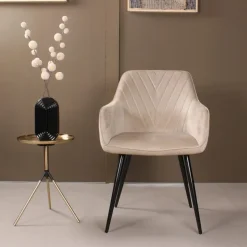 DS4U - Gaby armstoel velvet champagne