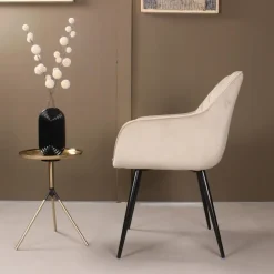 DS4U - Gaby armstoel velvet champagne