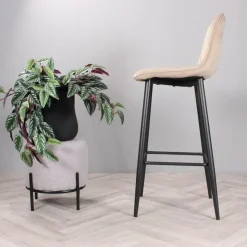 DS4U - Gaby barkruk velvet 75 cm 2.0 - champagne