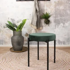 DS4U - Mika velvet kruk groen