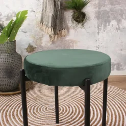 DS4U - Mika velvet kruk groen