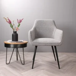 DS4U - Ravi 3.0 eetkamerstoel boucle - grijs