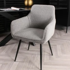 DS4U - Ravi 3.0 eetkamerstoel boucle - grijs