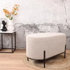 DS4U - Torben hocker duo 80x40x42 cm bouclé beige