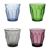 Duralex Drinkglazen Picardie - 4 stuks - gekleurd - glas - 250 ml