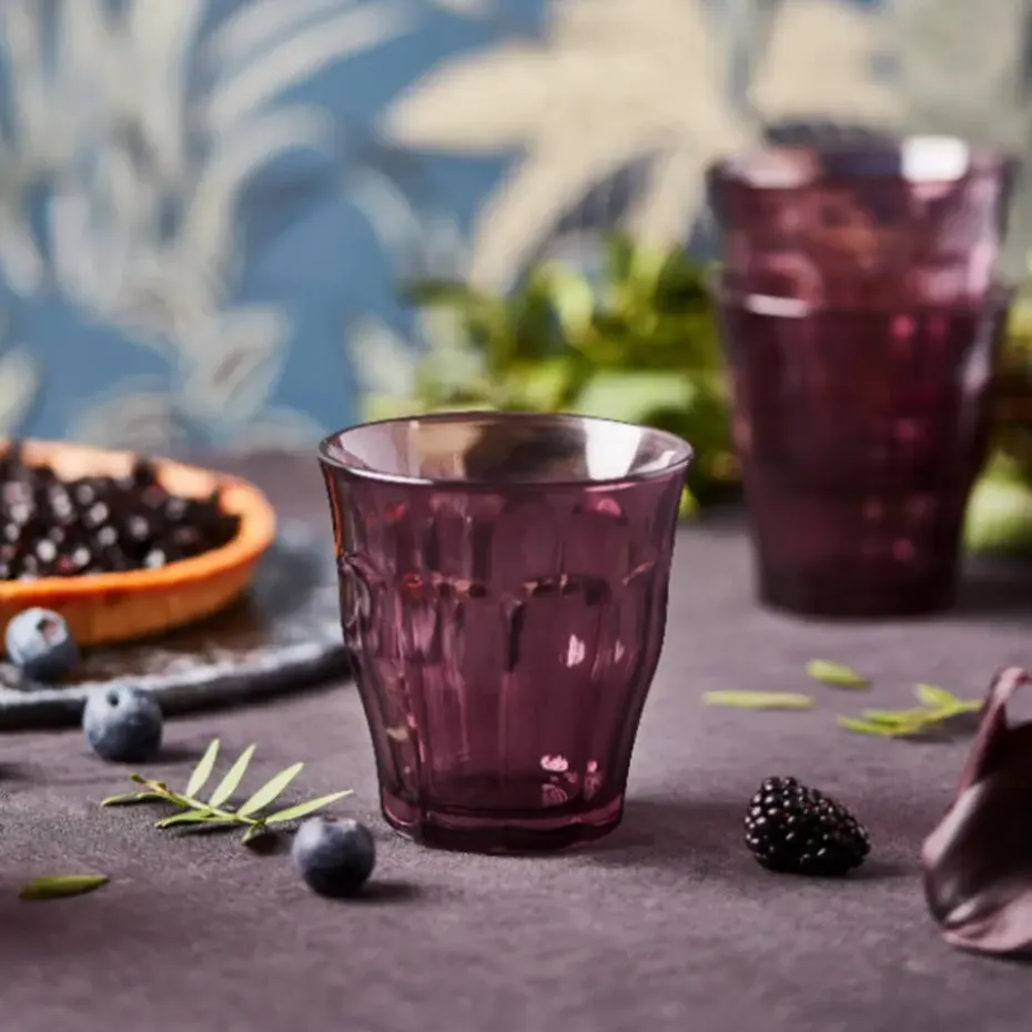 Duralex Drinkglazen Picardie - 4 stuks - gekleurd - glas - 250 ml