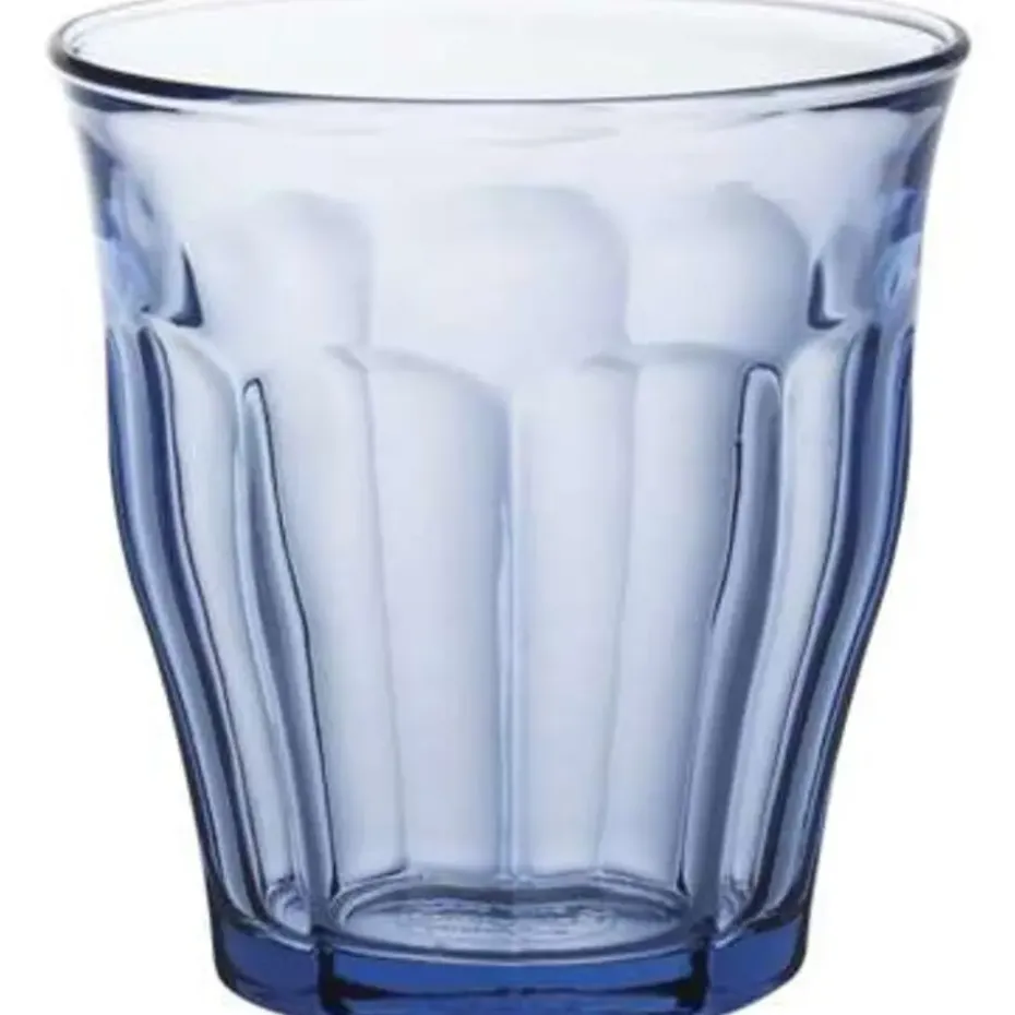 Duralex Drinkglazen Prisme - 6 stuks - blauw - glas - 250 ml