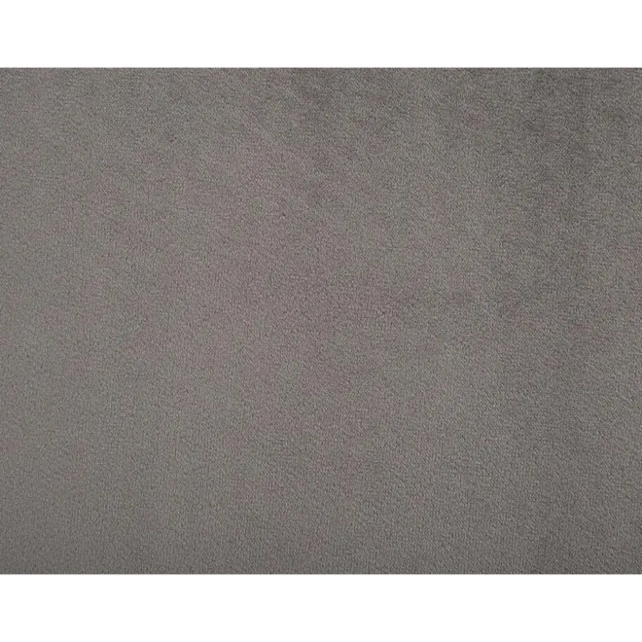 DURHAM - Hocker - Grijs - Fluweel