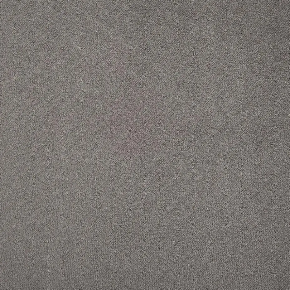 DURHAM - Hocker - Grijs - Fluweel