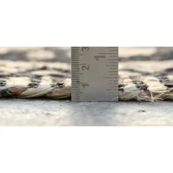 Dutch Lifestyle - Jute - Vloerkleed - 150x150 cm - Grijs