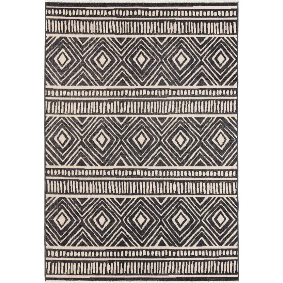 Dutch Lifestyle - Katoen - Vloerkleed - 160x230cm - Zwart