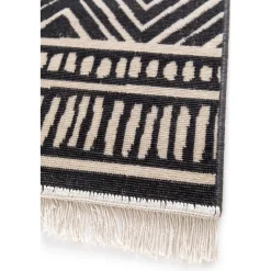 Dutch Lifestyle - Katoen - Vloerkleed - 160x230cm - Zwart