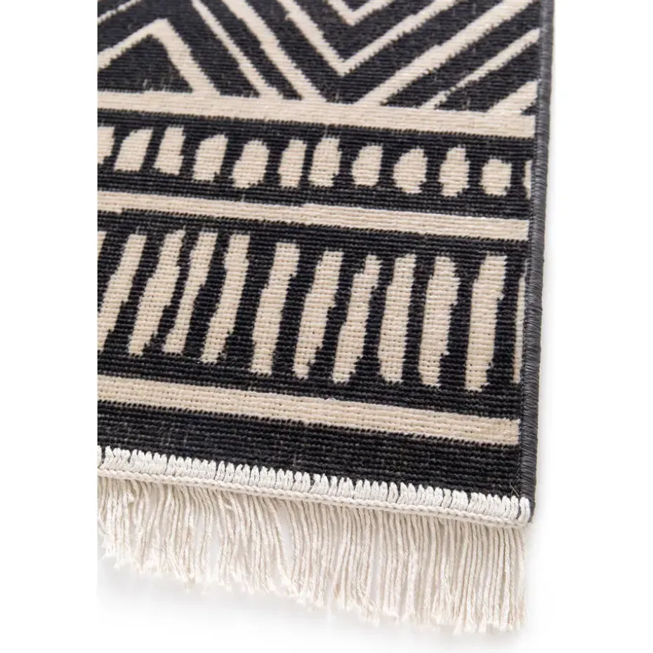 Dutch Lifestyle - Katoen - Vloerkleed - 160x230cm - Zwart