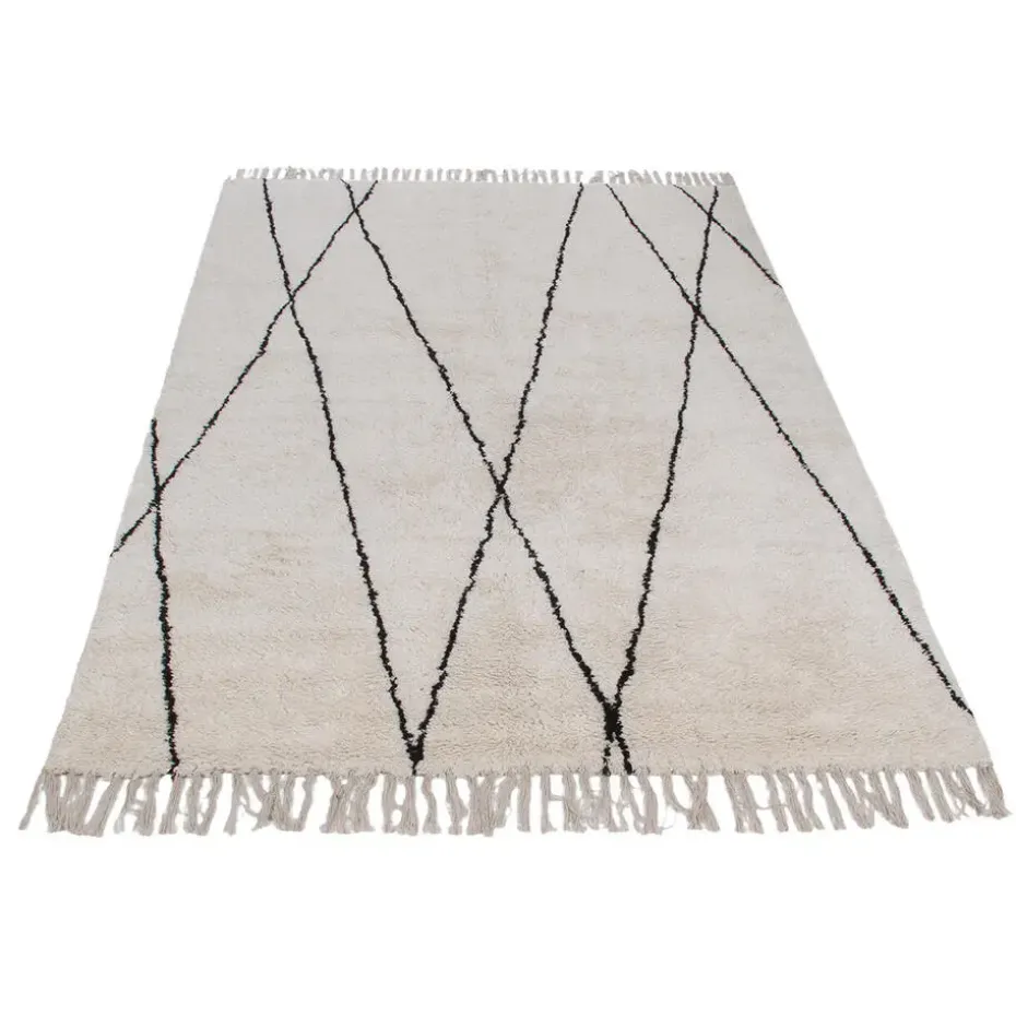 Dutch Lifestyle - Katoen - Vloerkleed - 230x160cm - Wit