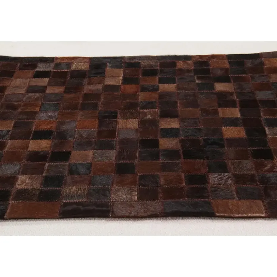 Dutch Lifestyle - Leder - Vloerkleed - 160x230cm - Bruin