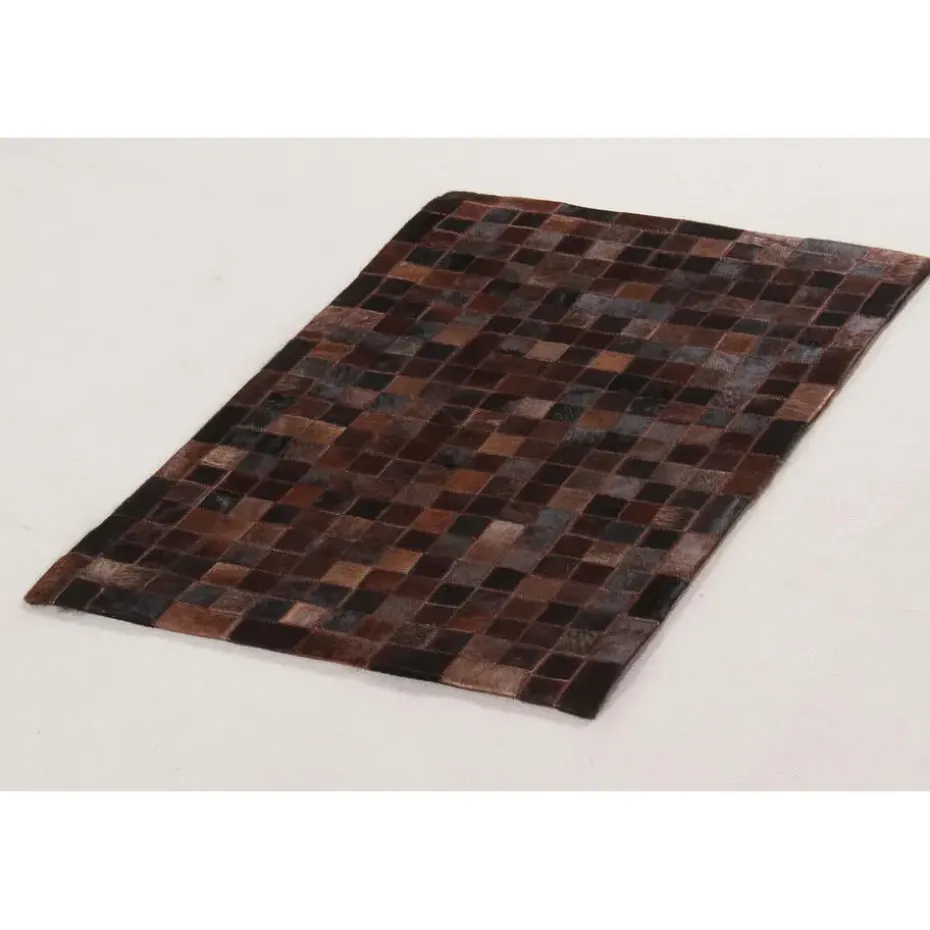 Dutch Lifestyle - Leder - Vloerkleed - 160x230cm - Bruin