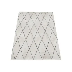 Dutch Lifestyle - Polyester - Vloerkleed - 230x160cm - Wit