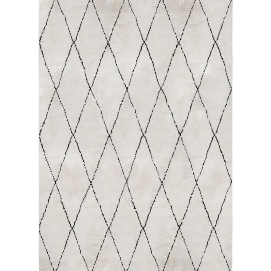 Dutch Lifestyle - Polyester - Vloerkleed - 230x160cm - Wit