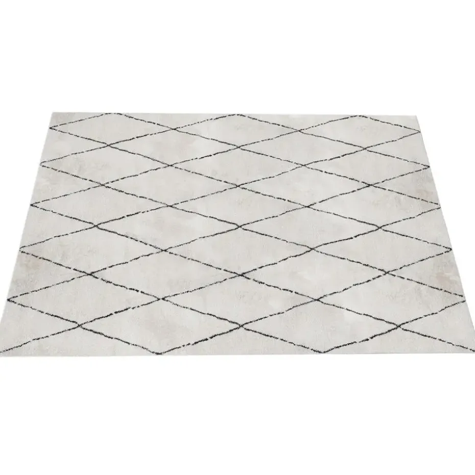 Dutch Lifestyle - Polyester - Vloerkleed - 230x160cm - Wit