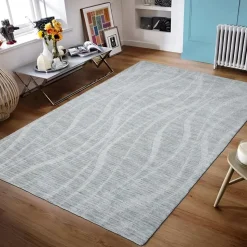 Dutch Lifestyle - Polyester - Vloerkleed - 160x230cm - Grijs