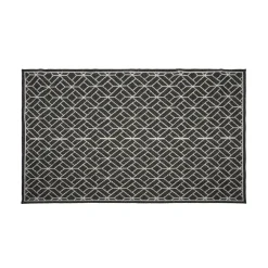 Dutch Lifestyle - Polyester - Vloerkleed - 135x230cm - Zwart