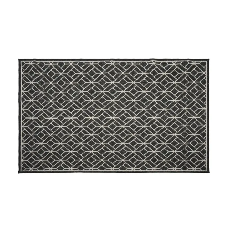 Dutch Lifestyle - Polyester - Vloerkleed - 135x230cm - Zwart