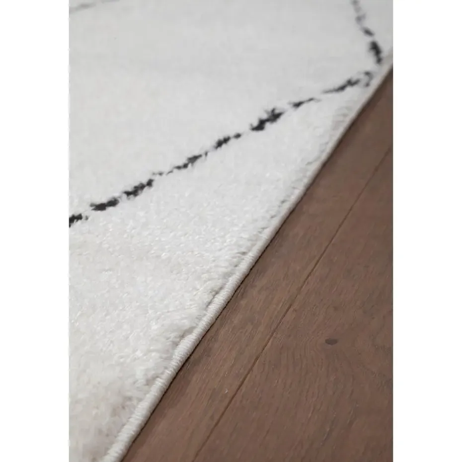 Dutch Lifestyle - Polyester - Vloerkleed - 300x200cm - Wit