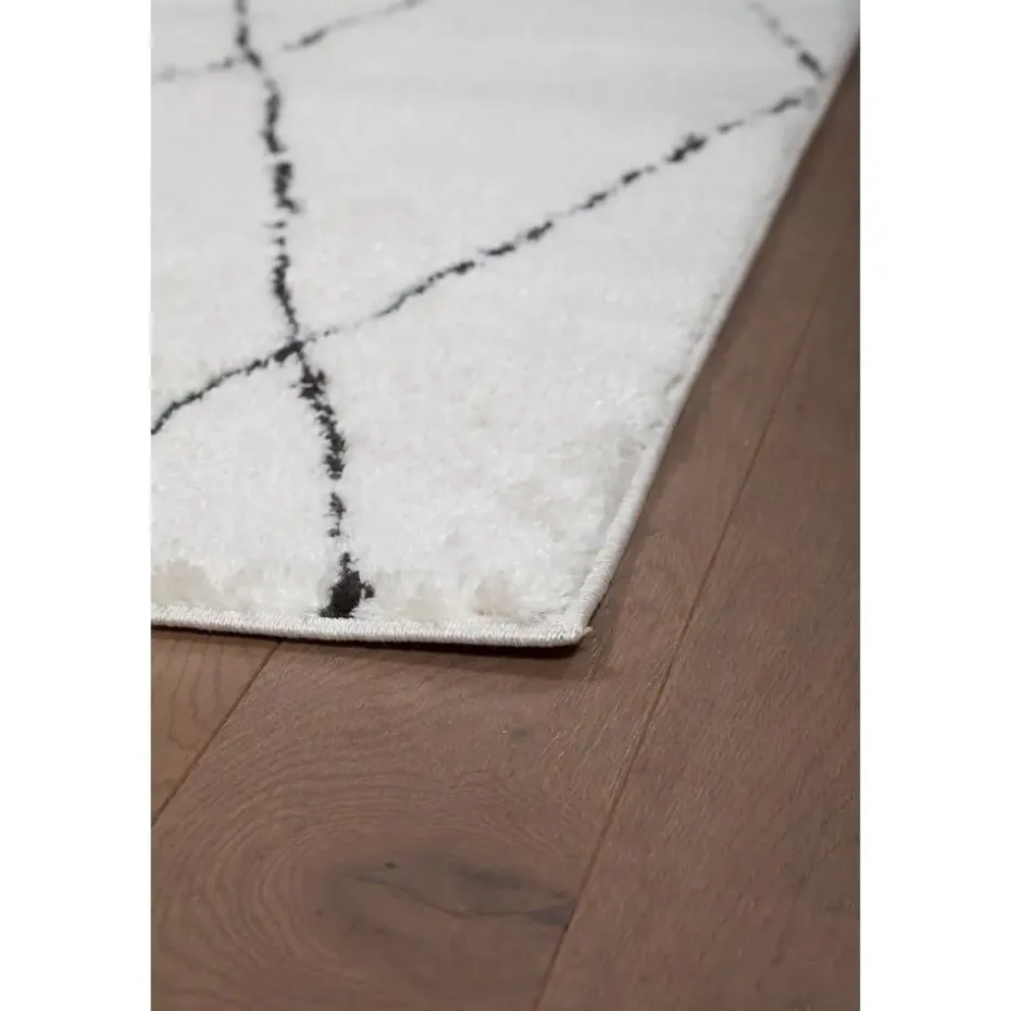 Dutch Lifestyle - Polyester - Vloerkleed - 300x200cm - Wit